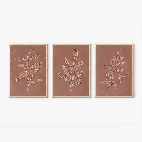 Tablou triptic, Drifer, Ramă, Multicolor, 33x48 cm