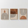 Tablou triptic Herela, Lemn, 33x48 cm