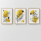 Tablou Triptic Jerif, Ramă Lemn, 33x48 cm