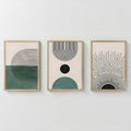 Tablou triptic Kertia, Lemn, 33x48 cm