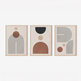 Tablou triptic Klentie, 33x48 cm