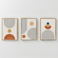Tablou triptic Lenda, Cadru, 33x48 cm