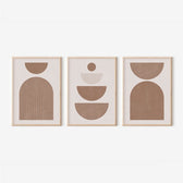 Tablou triptic Loana, Cadru, 33x48 cm
