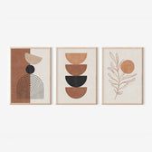 Tablou triptic Mistel, Pânză, 33x48 cm
