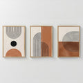 Tablou triptic Ourva I, Cadru, 33x48 cm