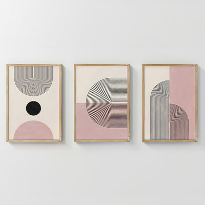 Tablou triptic Ourva, 33x48 cm
