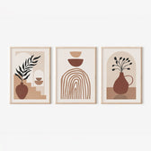 Tablou triptic Rendala, Cadru, 33x48 cm
