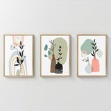 Tablou triptic, Thalyn, Cadru din lemn, 33x48 cm
