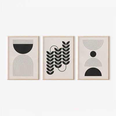Tablou triptic Vanta și cadru, 33x48 cm