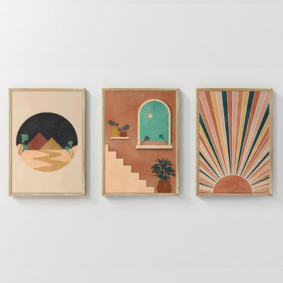 Tablou triptic Venven, 33x48 cm