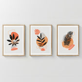 Tablou triptic Virel, Pânză și Cadru, 33x48 cm