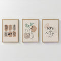 Tablou triptic Xinbia, Cadru, 33x48 cm