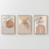 Tablou triptic Zephra, Cadru, 33x48 cm