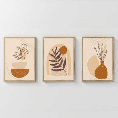 Tablou triptic Zephy, Cu ramă, 33x48 cm