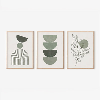 Tablou triptic Zerifa, Cadru, 33x48 cm