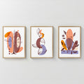 Tablou Viora, Triptic, Lemn, 33x48 cm