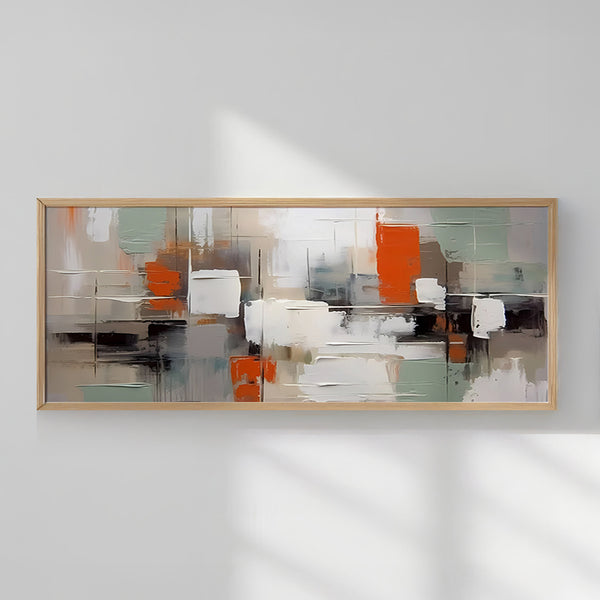 Tablou Zebel, Ramă, Multicolor, 120x50 cm
