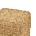 Taburet Aropion Boho, Natural, 40x40x40 cm, imagine suplimentara