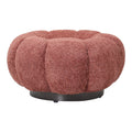 Taburet, Boucle, Mar Rotten, Roz, 60x31 cm, imagine suplimentara