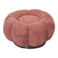 Taburet, Boucle, Mar Rotten, Roz, 60x31 cm, detaliu produs