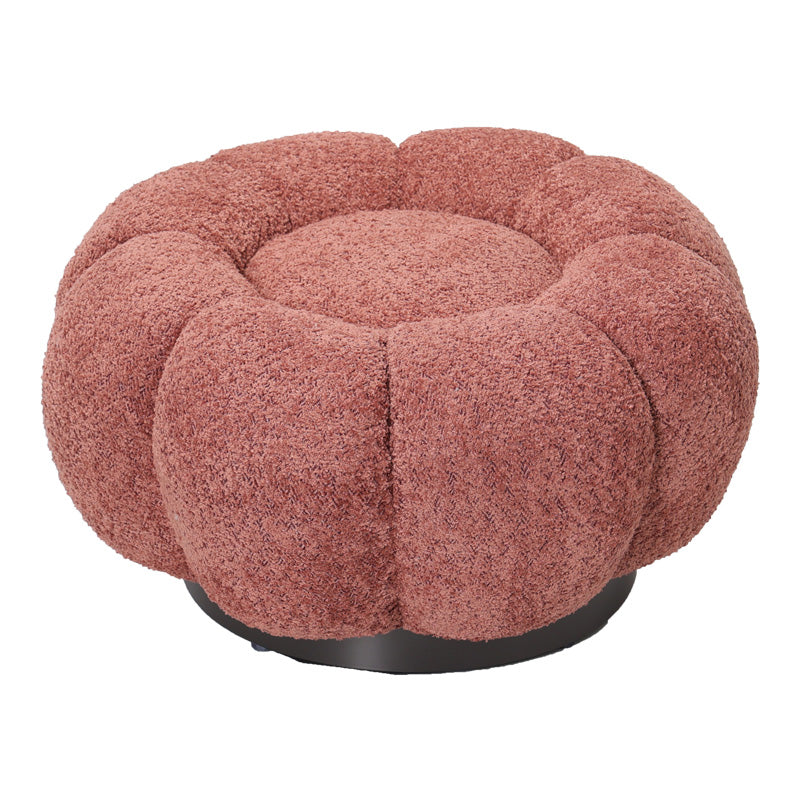 Taburet, Boucle, Mar Rotten, Roz, 60x31 cm, detaliu produs