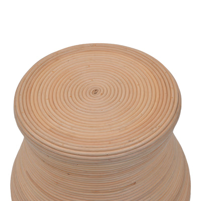 Taburet Bulaten Boho, Natural, 45x45x45 cm, detaliu produs