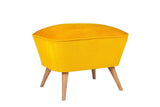 Taburet Chic Raffet, 57x45x45 cm - Galben