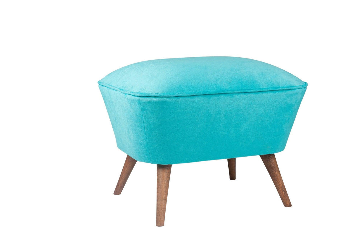 Taburet Chic Raffet, 57x45x45 cm - Turcoaz