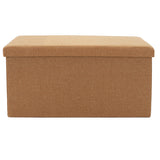 Taburet cu depozitare Greatness, Gri - Bej, 76x38x38 cm - Bej