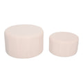 Taburet cu functie de pouf Gabello, Set 2 bucati, Boucle, Bej, 44x26 cm, perspectiva suplimentara