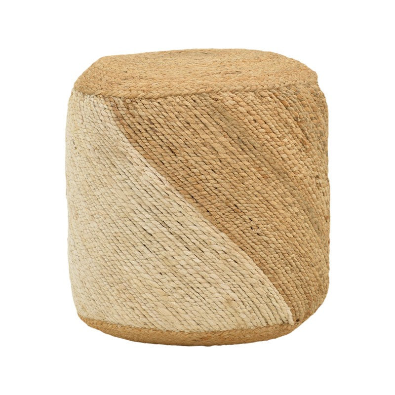 Taburet Elision Boho, Natural, 40x40x40 cm, imagine suplimentara