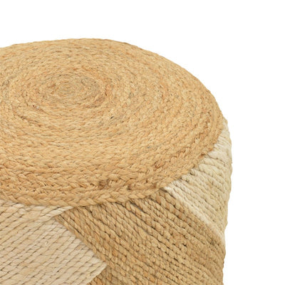 Taburet Elision Boho, Natural, 40x40x40 cm, detaliu produs
