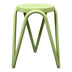 scaun de exterior Taburet ergonomic Serzona, Mint, Polipropilena, 27x45 cm