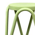 Taburet ergonomic Serzona, Mint, Polipropilena, Verde, 27x45 cm, imagine suplimentara