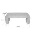 Taburet Gagga, Verde, 110x40x45 cm, imagine suplimentara
