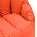 Taburet impermeabil Kerlon, Piele ecologica, Portocaliu, 80x65 cm - Portocaliu