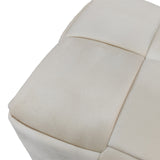 Taburet Jisko catifea, 38x38x40 cm - Bej