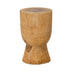 Taburet Koa din lemn Suar, Natural Ø28x46cm, imagine principală, lemn, PP, pentru living