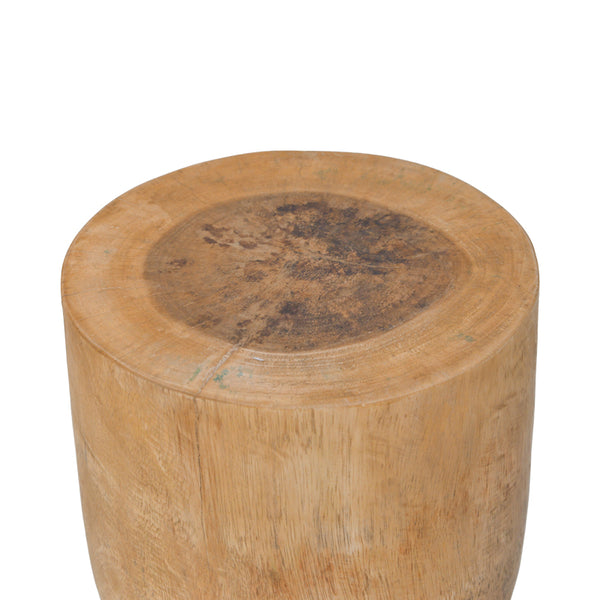 Taburet Koa din lemn Suar, Natural, Ø28x46 cm