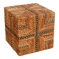 Scaun De Bar Taburet Lerkmon Boho Natural 40x40x40 cm