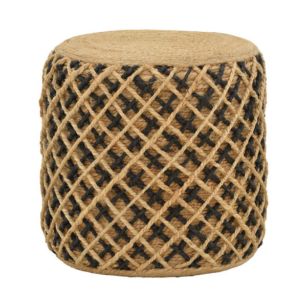 Taburet Nelly Boho, Natural, 40x40x40 cm