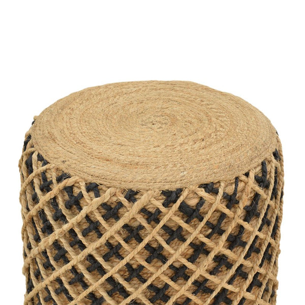 Taburet Nelly Boho, Natural, 40x40x40 cm