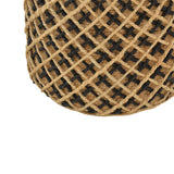 Taburet Nelly Boho, Natural, 40x40x40 cm