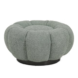 Taburet Nester, boucle, D60x31 cm - Verde