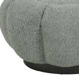Taburet Nester, boucle, D60x31 cm - Verde