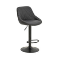 Taburet pliabil bar cu baza, neagra, 47x49x112 cm, imagine suplimentara