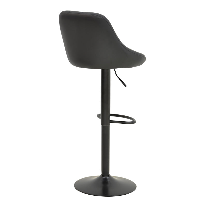Taburet pliabil bar cu baza, neagra, 47x49x112 cm