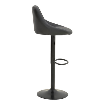 Taburet pliabil bar cu baza, neagra, 47x49x112 cm, perspectiva suplimentara