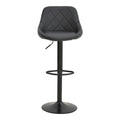 Taburet pliabil bar cu baza, neagra, 47x49x112 cm, foto produs