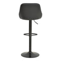 Taburet pliabil bar cu baza, neagra, 47x49x112 cm, foto produs 6
